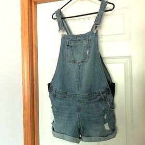 Indigo Blue Maternity Shortalls